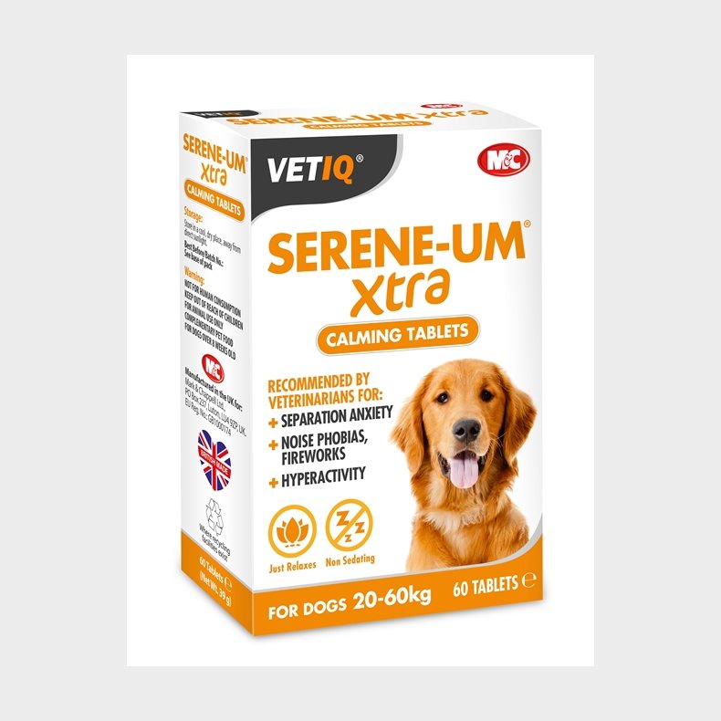 Faktura Gentage sig Hindre VetIQ® Serene-UM Xtra Beroligende tabletter til hund | PetIQ